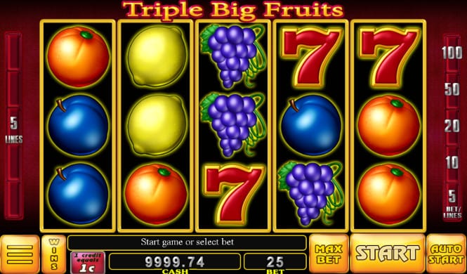 игровой автомат Triple Big Fruits